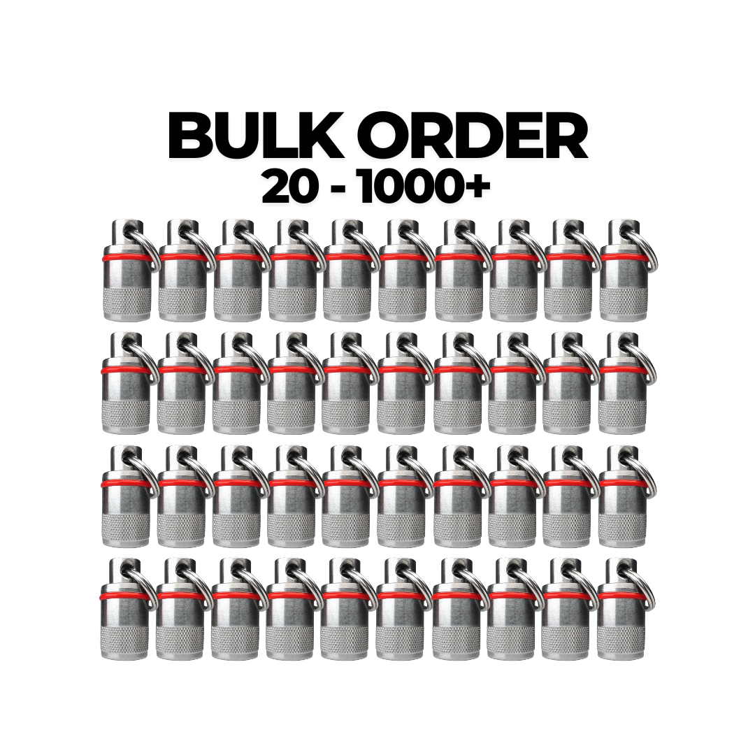 Bulk Order Silver Emergency Pill Fob